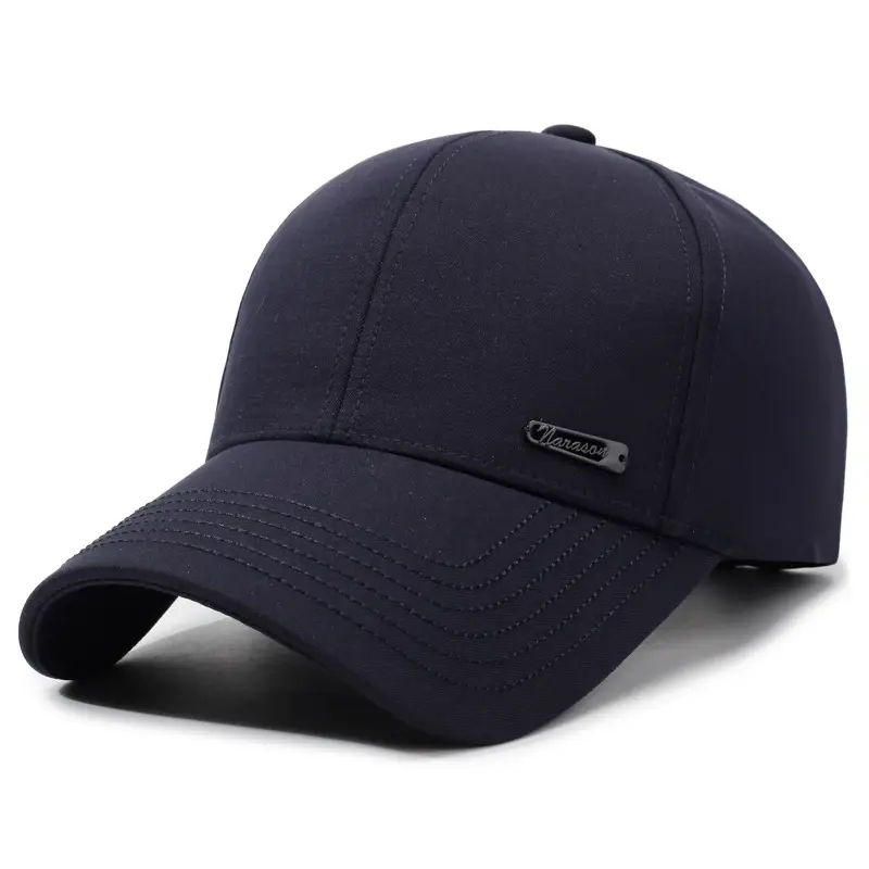 Men's Grey Baseball Cap with Sunshade & Travel Use - Image 5