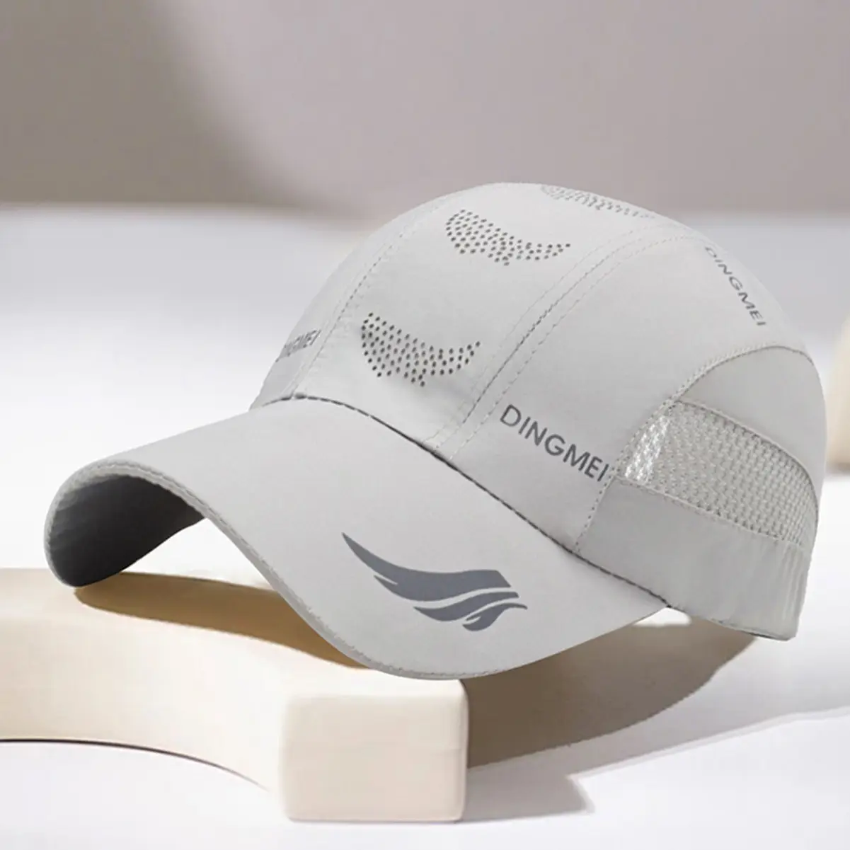 Men's Black Windproof Brim Hat with Duck Logo - Image 5