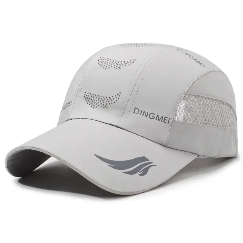 Men's Black Windproof Brim Hat with Duck Logo - Image 2