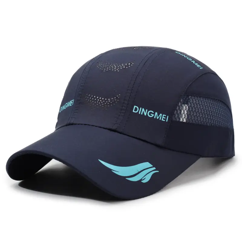Men's Black Windproof Brim Hat with Duck Logo - Image 3