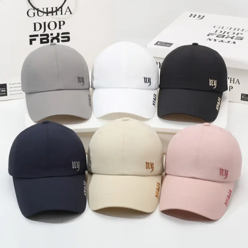 Men's Black NY&MA Baseball Cap with Extended Bristle