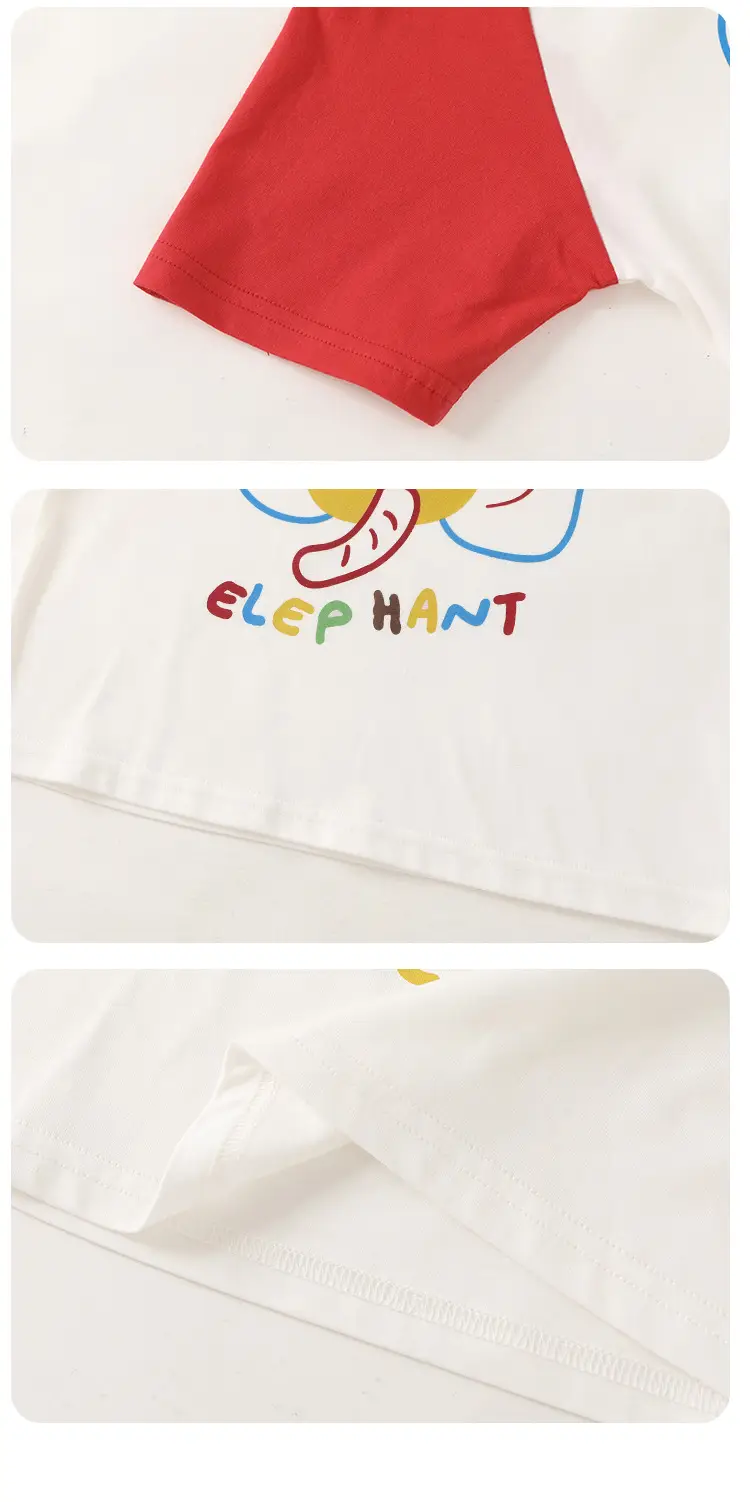 Girls Boys Summer T-Shirt Set with Hat & Shorts — feature 5
