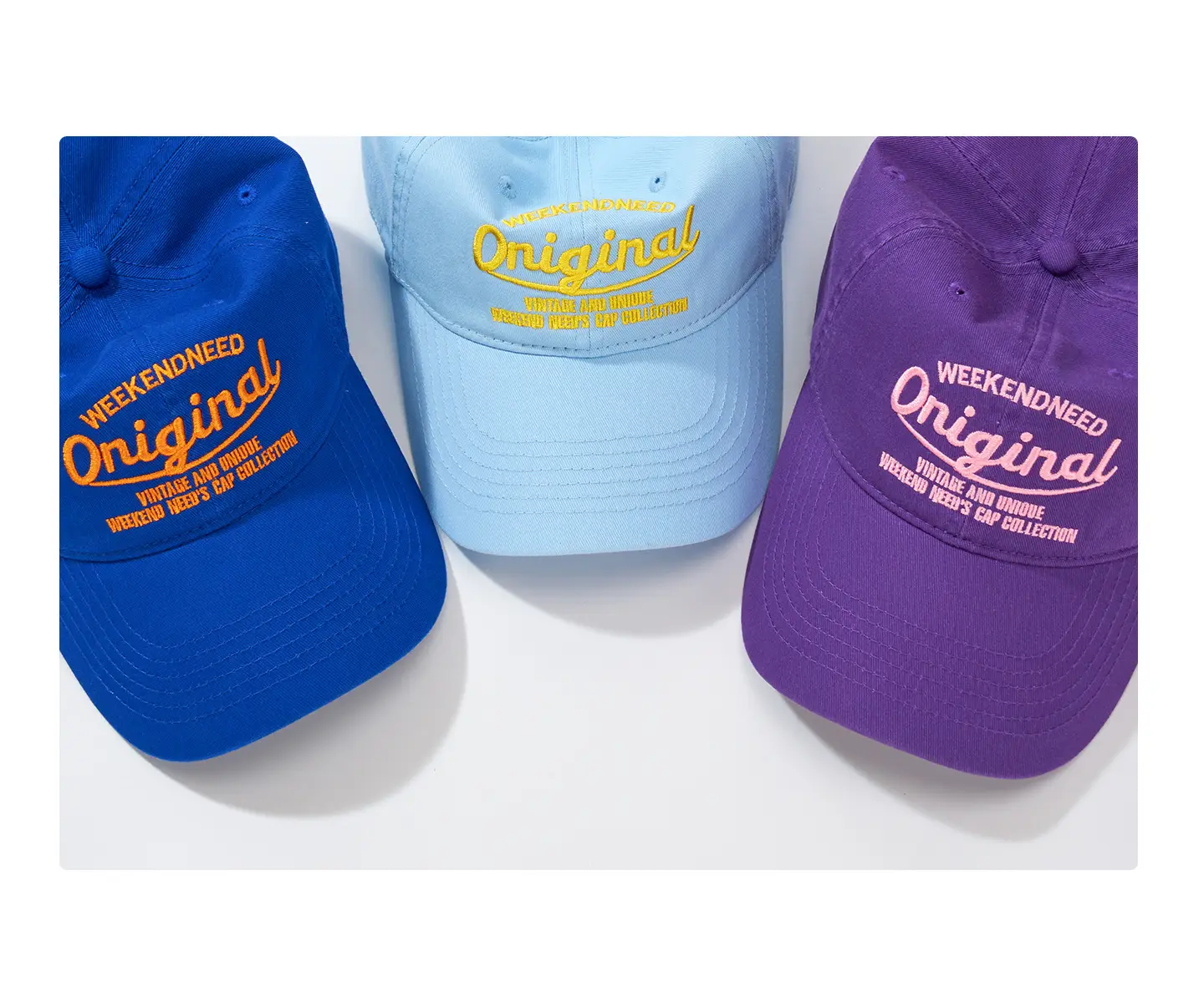 Light Blue Embroidered Baseball Cap for Women — feature 24