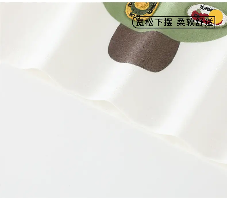 Duuduu Baby T-Shirt White Short Sleeve Korean Style — feature 13