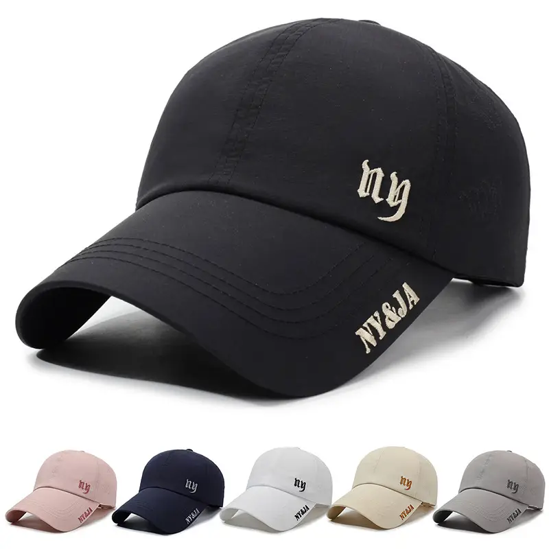 Men's Black Baseball Cap with "ty" Logo