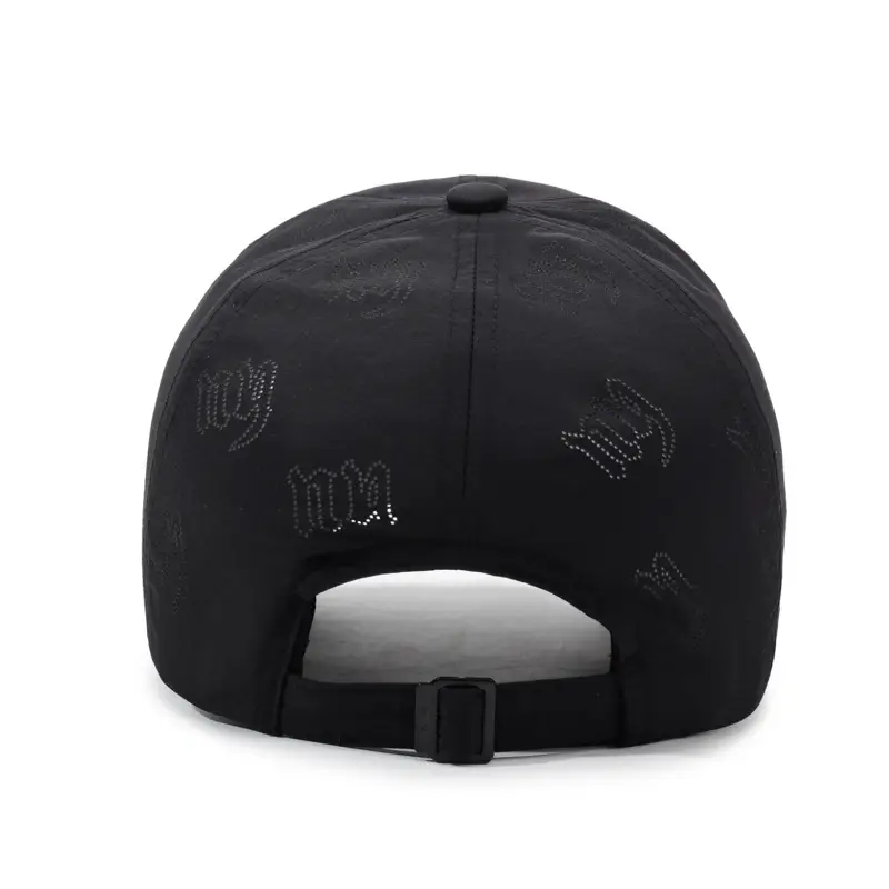 Men's Black Baseball Cap with "ty" Logo