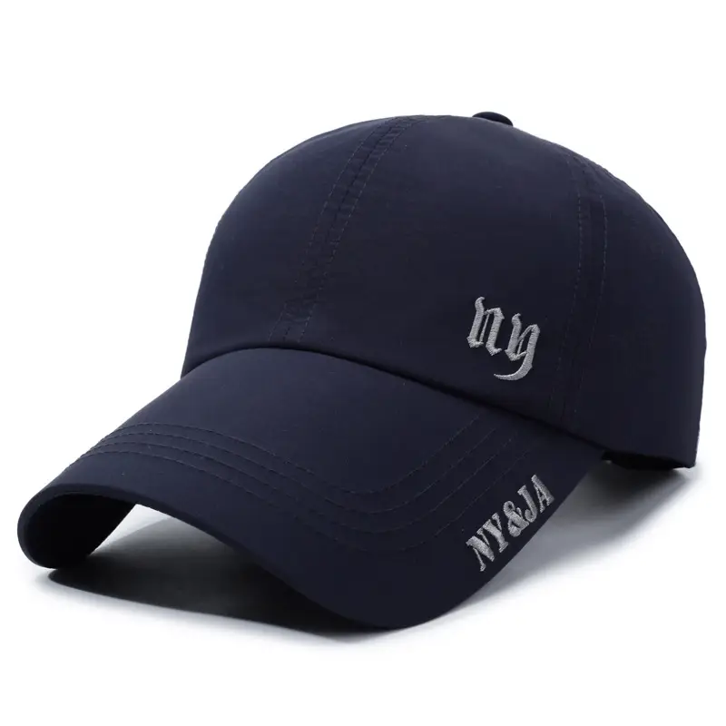 Men's Black Baseball Cap with "ty" Logo