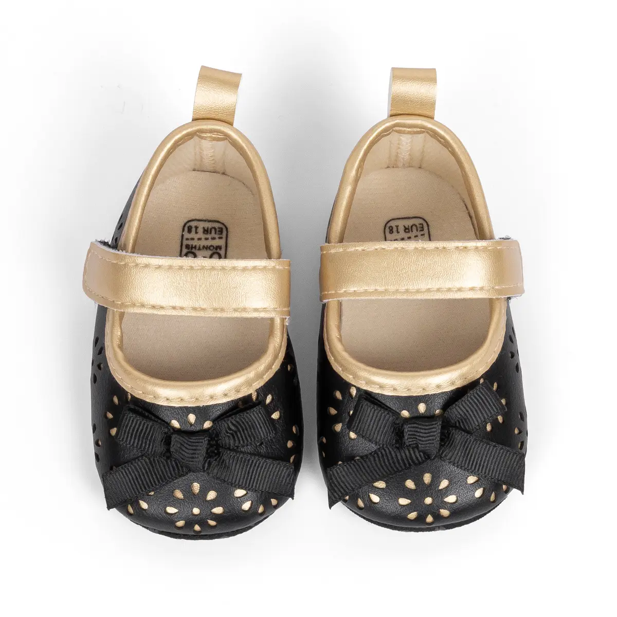 White Cut Out Baby Slippers for Girls — feature 27