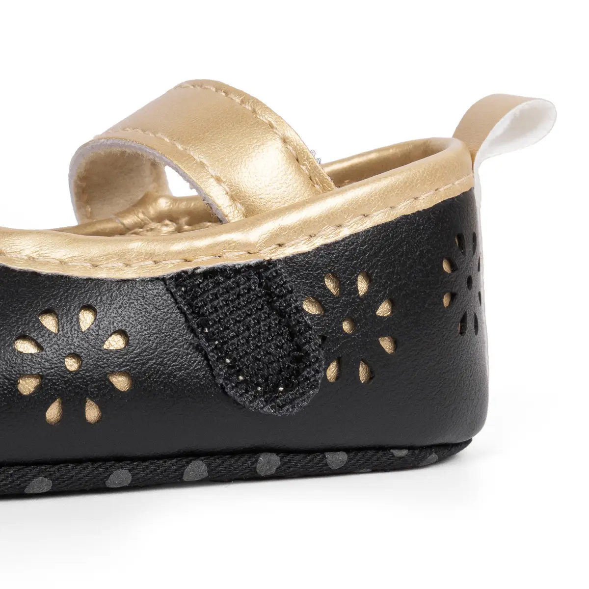 White Cut Out Baby Slippers for Girls — feature 28