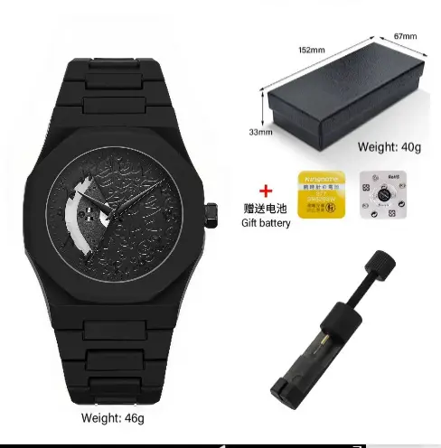 Ultra-Thin Men's Quartz Watch with Calendar & Battery — feature 11