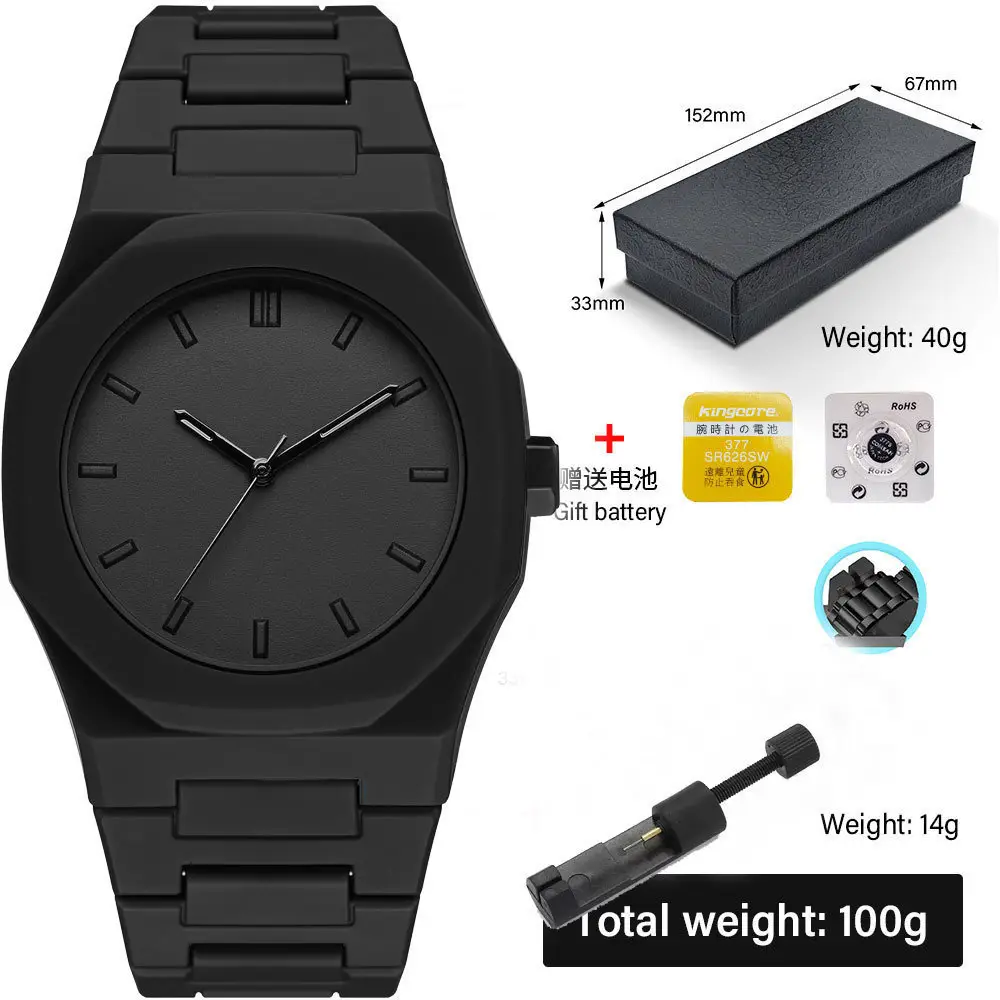 Ultra-Thin Men's Quartz Watch with Calendar & Battery - Image 2