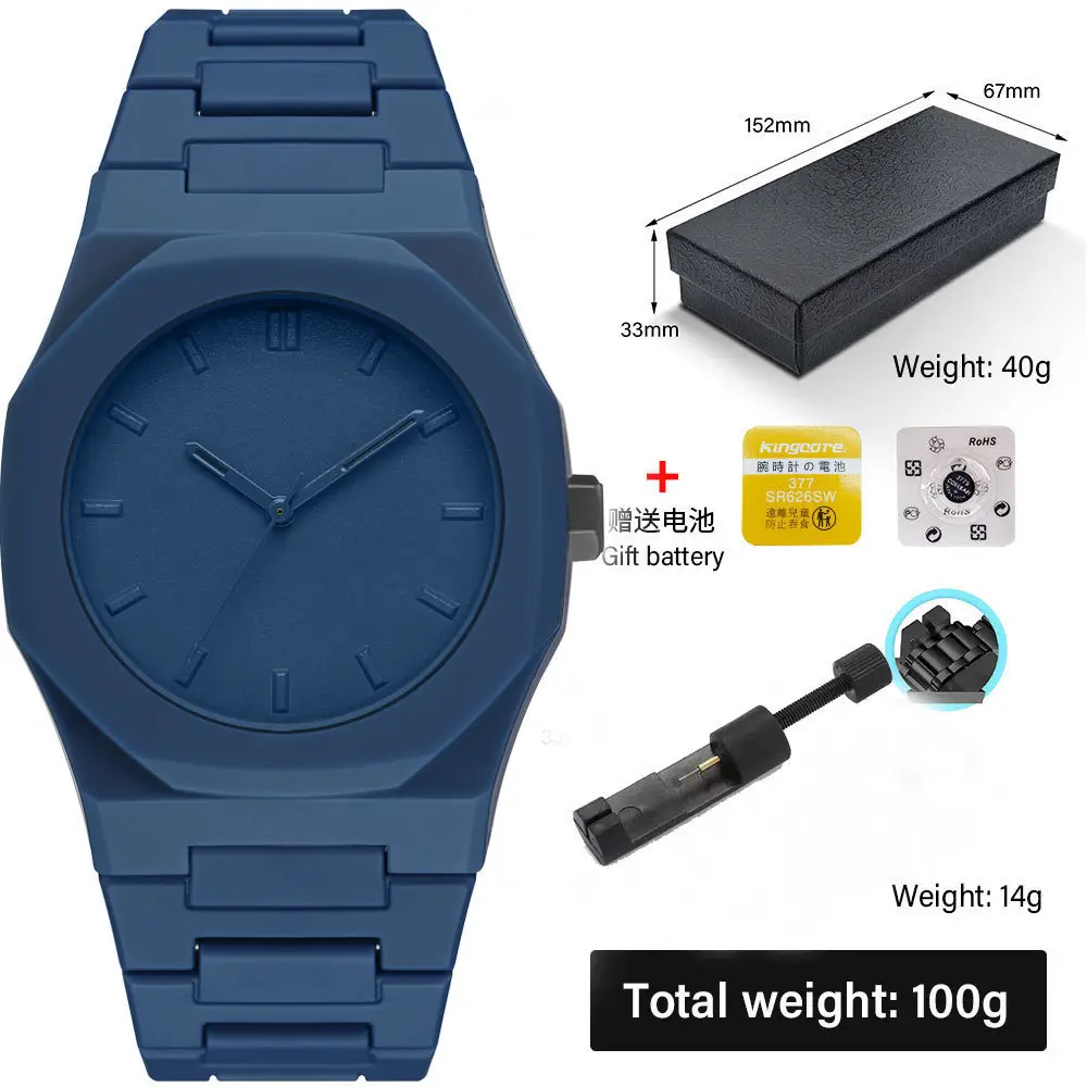 Ultra-Thin Men's Quartz Watch with Calendar & Battery - Image 3