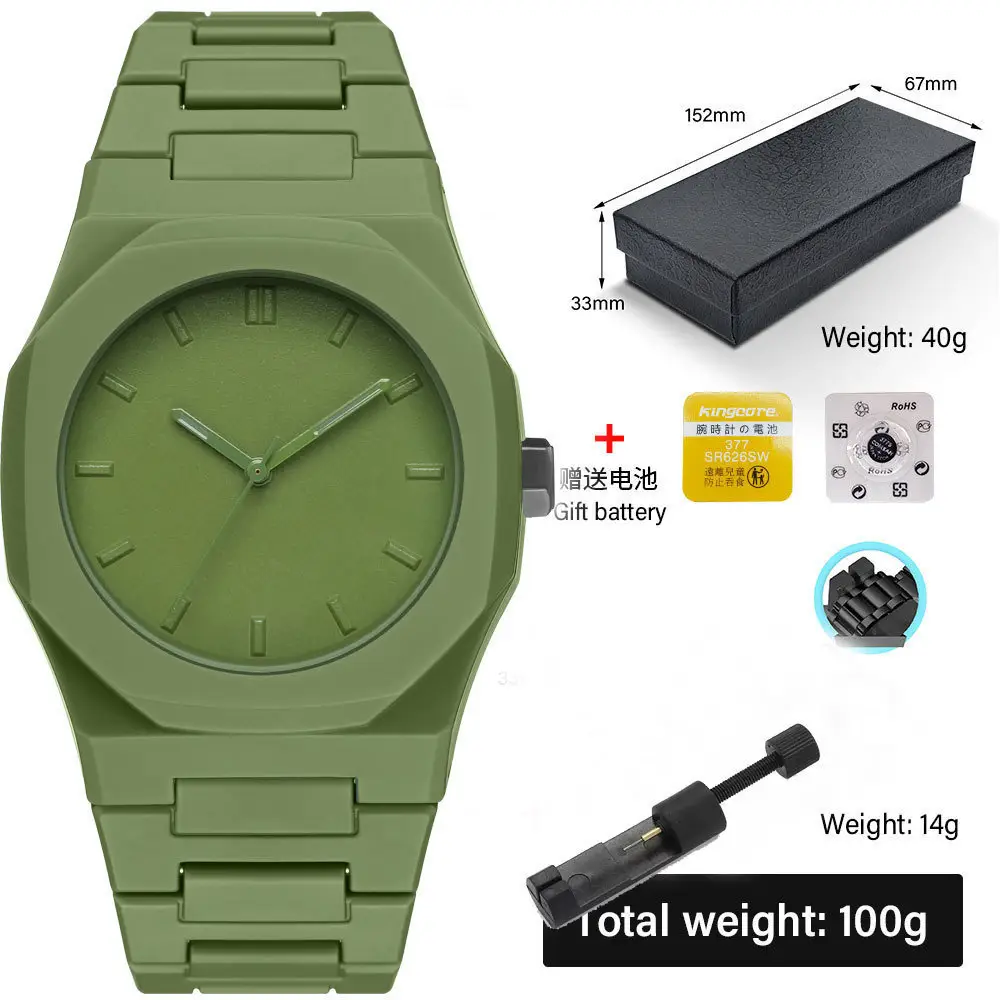 Ultra-Thin Men's Quartz Watch with Calendar & Battery - Image 4