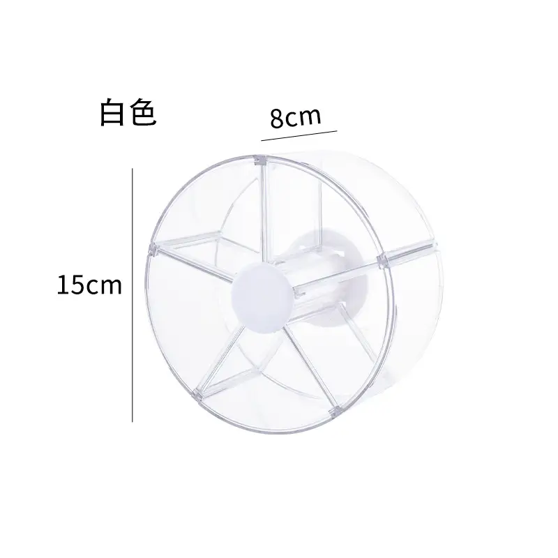 New Cosmetics Storage Box, Dressing Table, Skin Care Product Storage Rack with Rotating Organizer, Desktop Dust-Proof Cosmetic Box