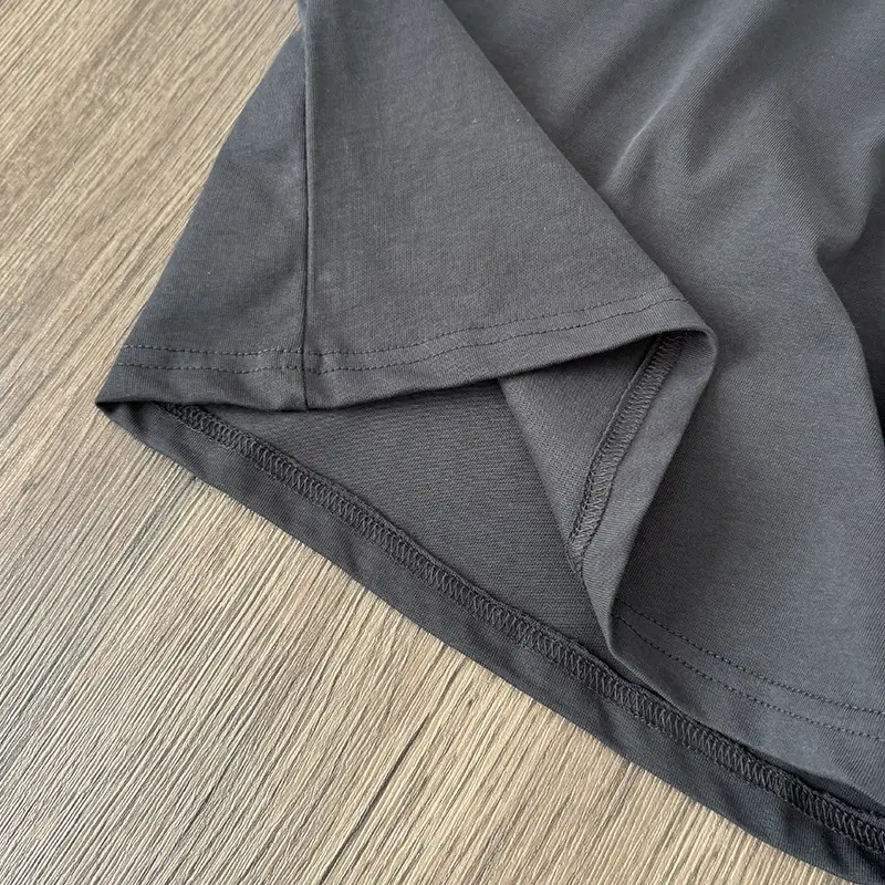 Kids 2026 Summer Pocket T-Shirt Black Gray — feature 6