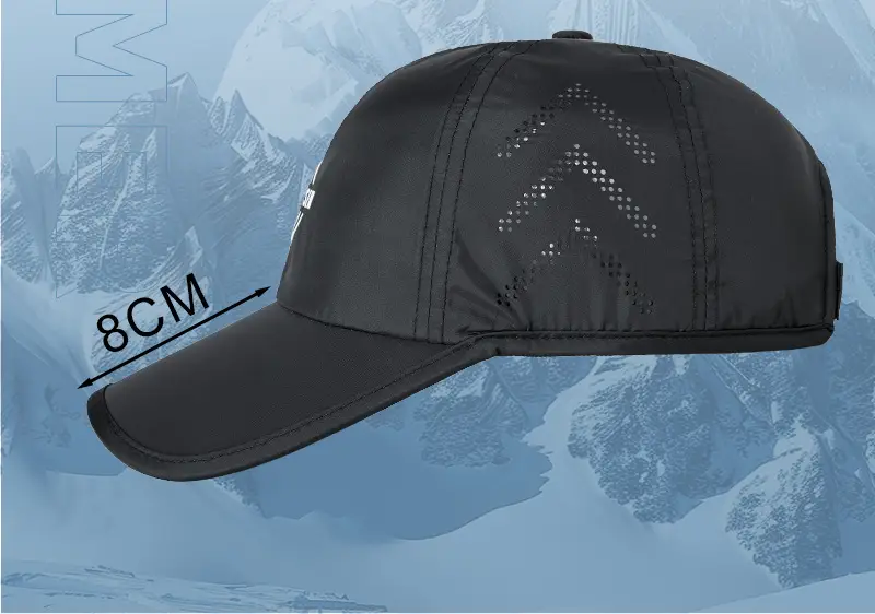 Men Soft Top Baseball Cap Quick-Drying Outdoor Travel Hat — feature 16