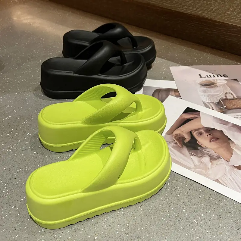 2025 New Style Flip-Flops for Women Summer Eva Thick-Soled Outer Wear Casual Fashion Seaside Beach Sandals and Slippers Non-Slip - Image 8