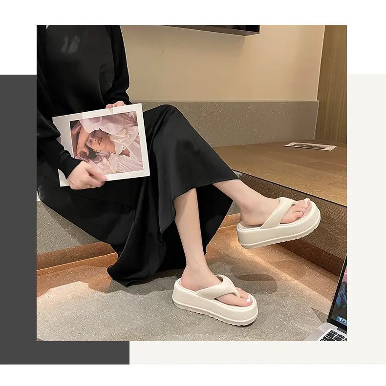 2025 New Style Flip-Flops for Women Summer Eva Thick-Soled Outer Wear Casual Fashion Seaside Beach Sandals and Slippers Non-Slip — feature 14
