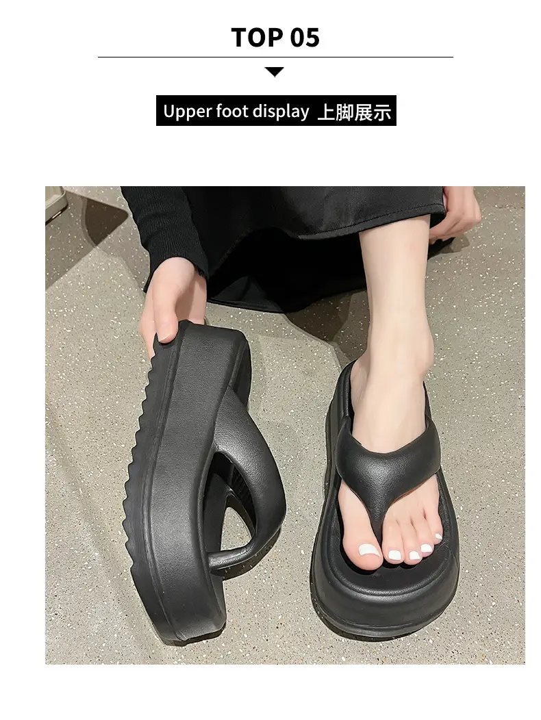 2025 New Style Flip-Flops for Women Summer Eva Thick-Soled Outer Wear Casual Fashion Seaside Beach Sandals and Slippers Non-Slip — feature 16