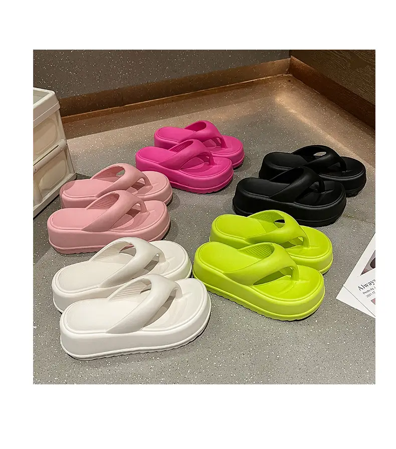 2025 New Style Flip-Flops for Women Summer Eva Thick-Soled Outer Wear Casual Fashion Seaside Beach Sandals and Slippers Non-Slip — feature 6