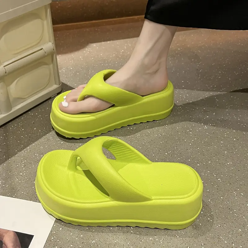 2025 New Style Flip-Flops for Women Summer Eva Thick-Soled Outer Wear Casual Fashion Seaside Beach Sandals and Slippers Non-Slip - Image 5