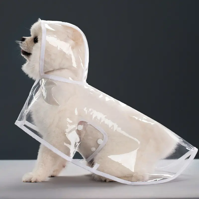 Dog-Specific Raincoat Cape for Belly Protection, Suitable for Small to Medium-Sized Dogs Like Teddy, Shiba Inu, and Small Puppies, Waterproof Pet Raincoat - Image 2