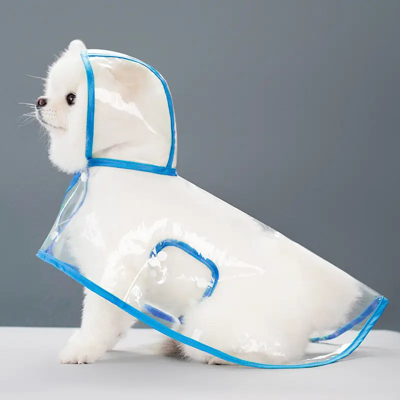Dog-Specific Raincoat Cape for Belly Protection, Suitable for Small to Medium-Sized Dogs Like Teddy, Shiba Inu, and Small Puppies, Waterproof Pet Raincoat - Image 4