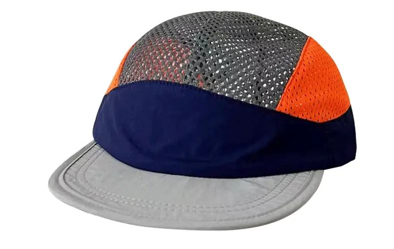 Men's Mesh Sun Hat Blue Orange 54x10cm — feature 15