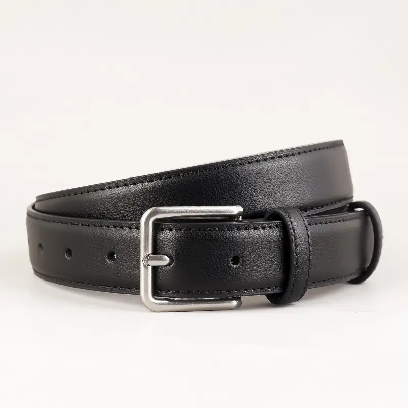Women's Genuine Leather Belt Neutral Brown Retro Style - Image 4