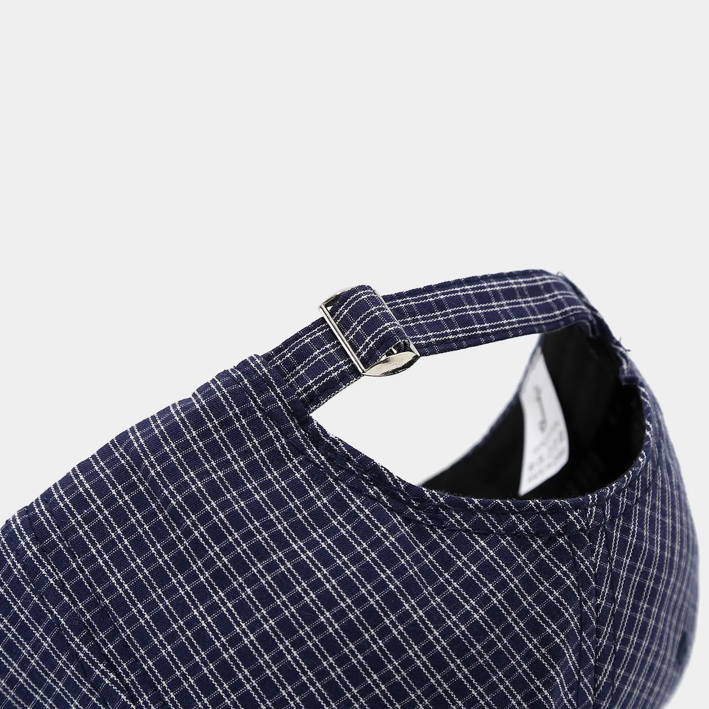 Korean Fashion Plaid Baseball Cap with Letter Embroidery — feature 11