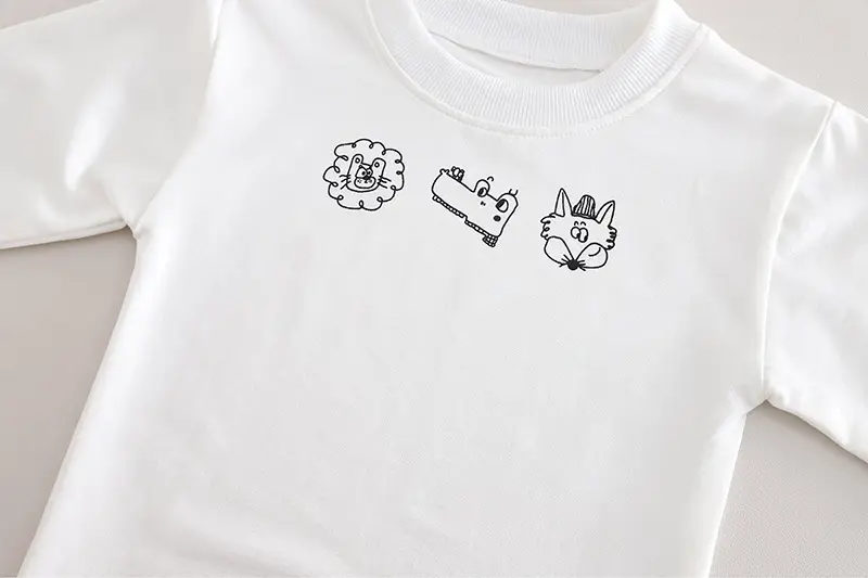 Boys Long Sleeve Cartoon Overalls Set Spring Fall — feature 7