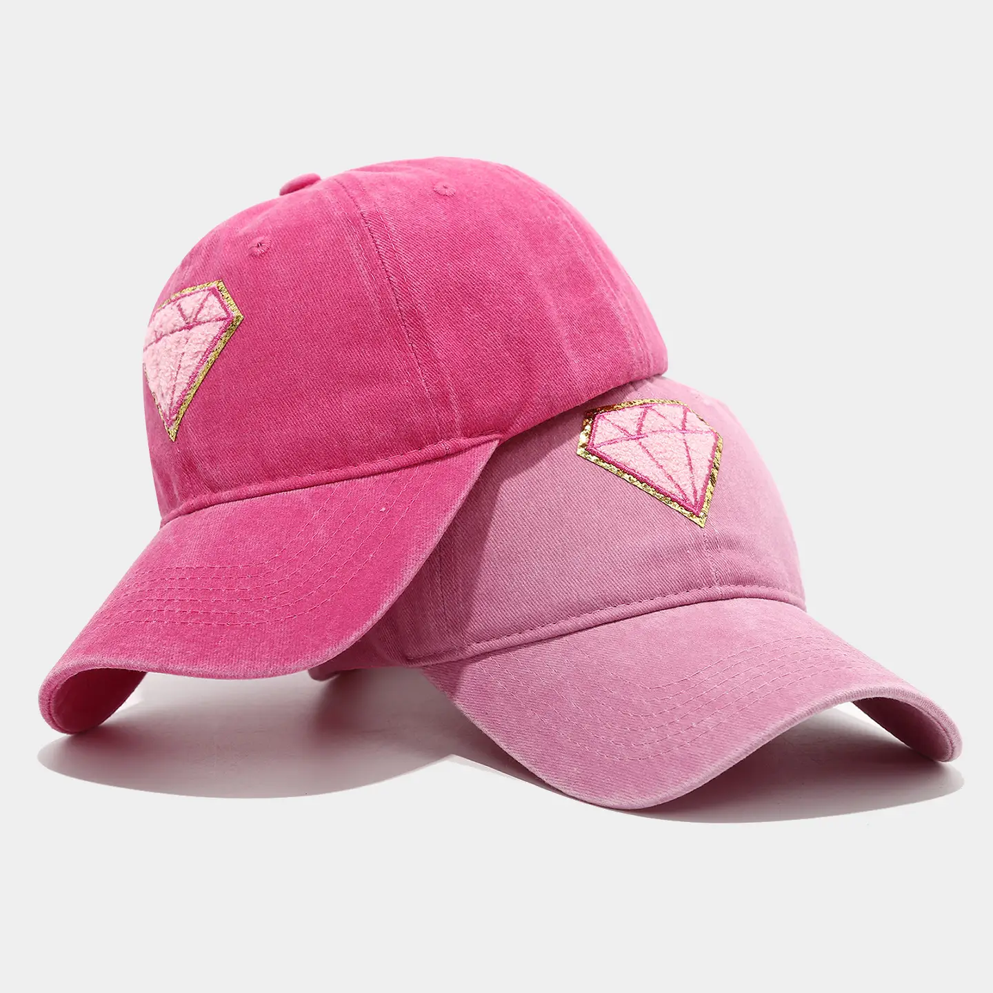 Women's Diamond Patch Baseball Caps Multi Color - Image 10