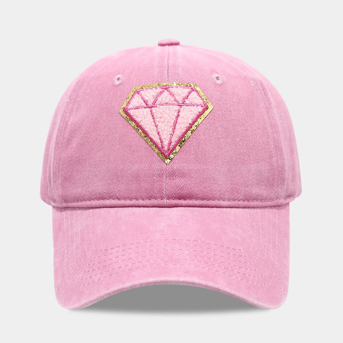 Women's Diamond Patch Baseball Caps Multi Color - Image 3