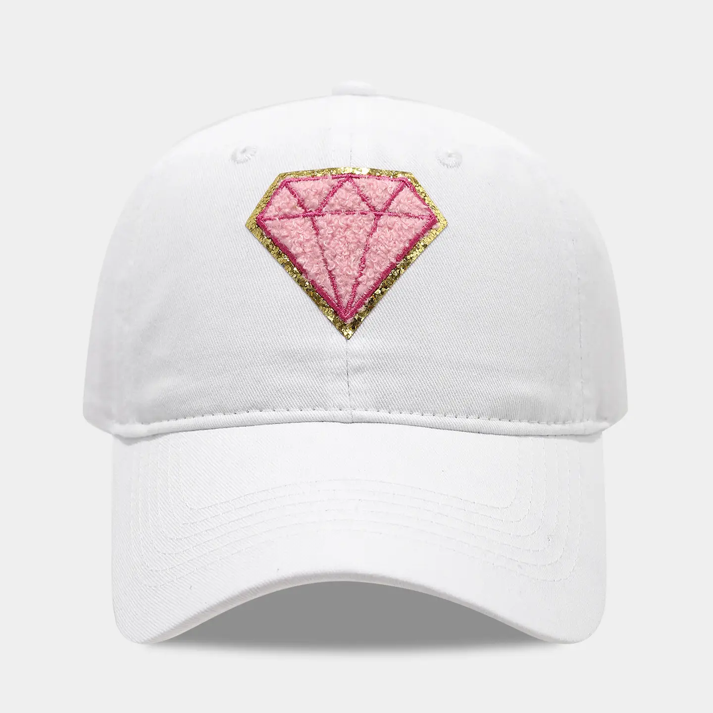 Women's Diamond Patch Baseball Caps Multi Color - Image 2