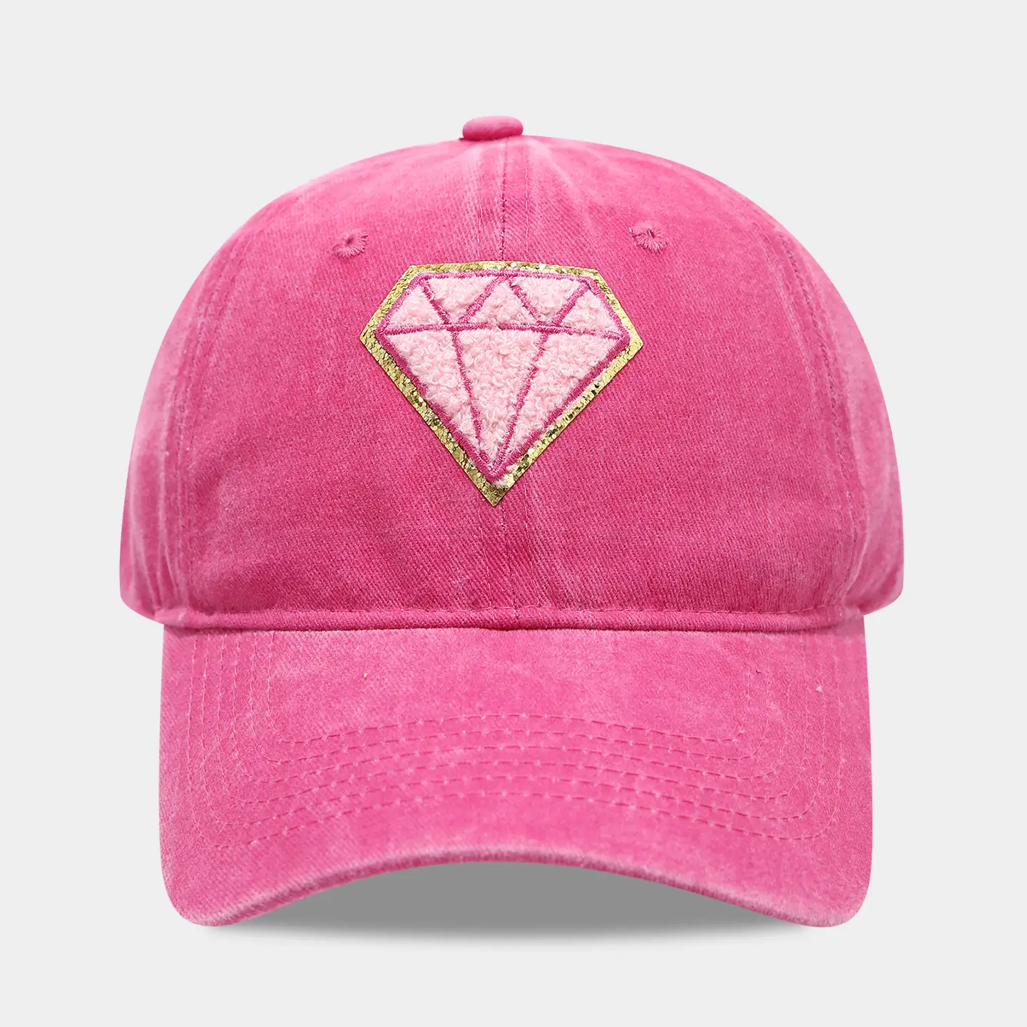 Women's Diamond Patch Baseball Caps Multi Color - Image 4