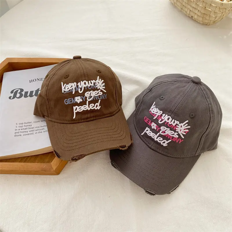 Pink Embroidered Baseball Cap for Girls Boys - Image 9