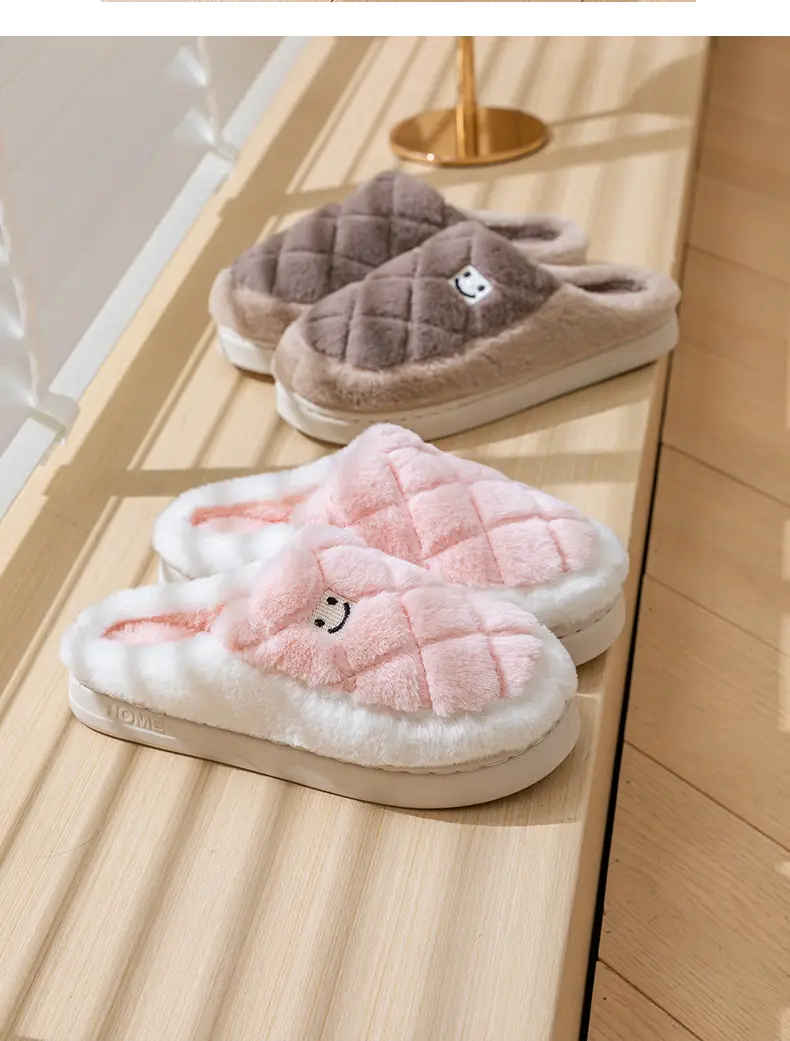 New Plush Warm Cotton Slippers for Women Men 2025 — feature 19