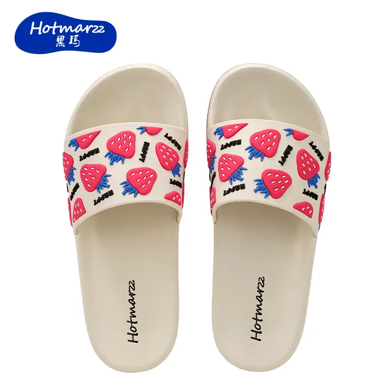 Hotmarzz Blackma Women's Bathroom Home Slippers Cute Non-Slip Bath Slippers Pvc Outerwear Shopping Slippers - Image 2