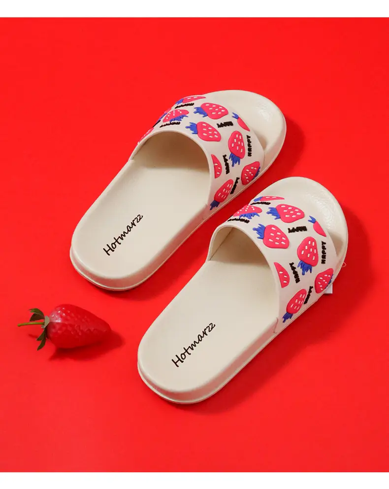 Hotmarzz Blackma Women's Bathroom Home Slippers Cute Non-Slip Bath Slippers Pvc Outerwear Shopping Slippers — feature 8