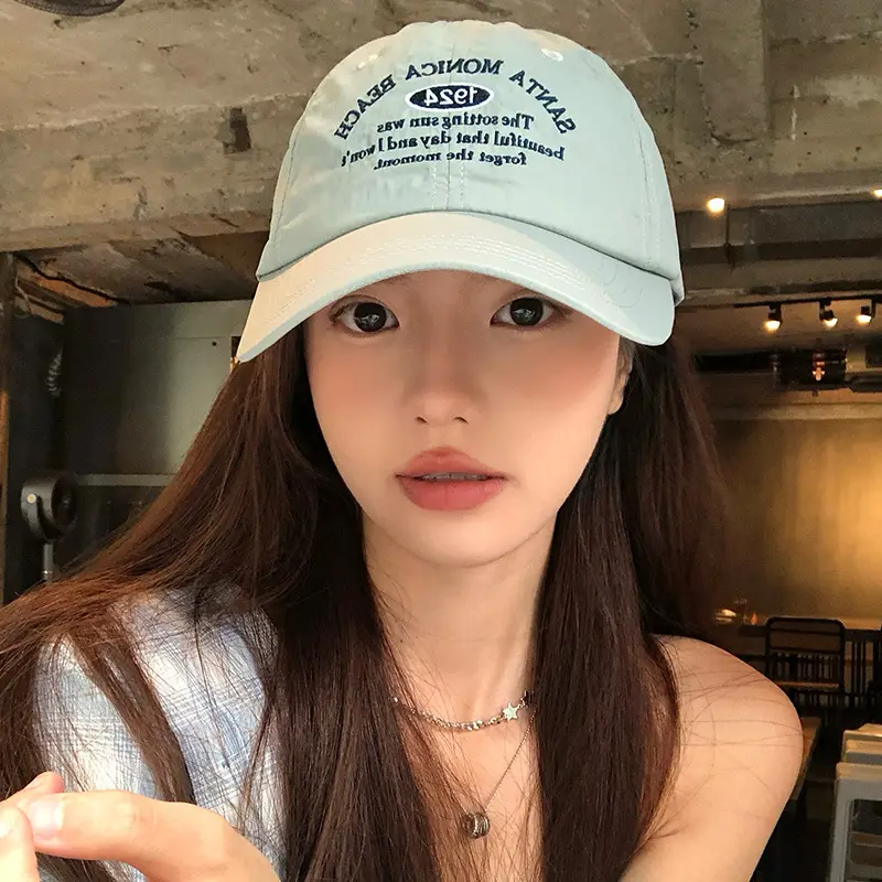 Women Baseball Cap with Duck Tongue Design Light Grey - Image 6