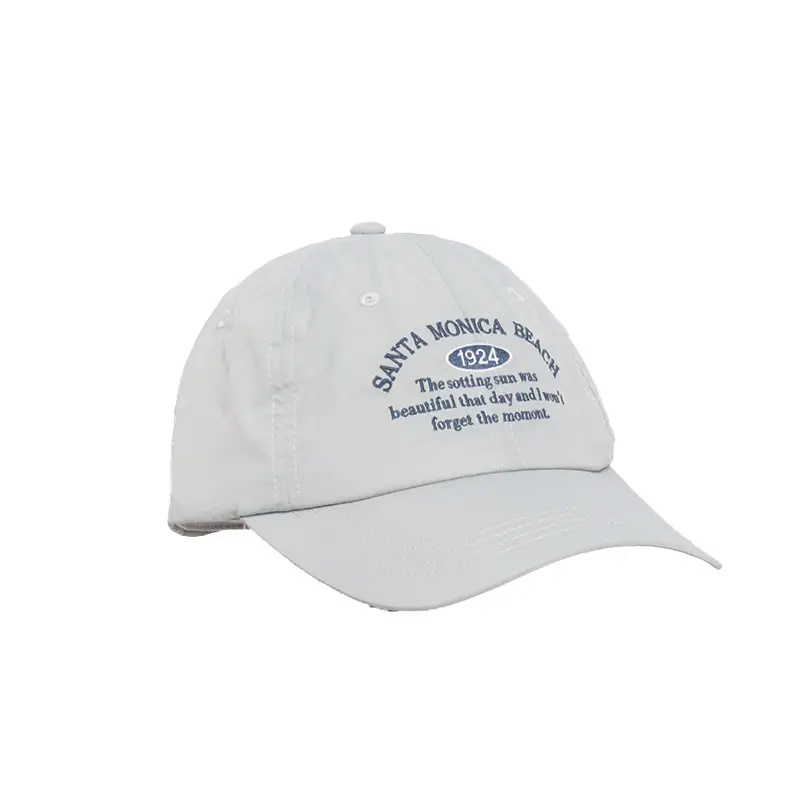 Women Baseball Cap with Duck Tongue Design Light Grey - Image 8