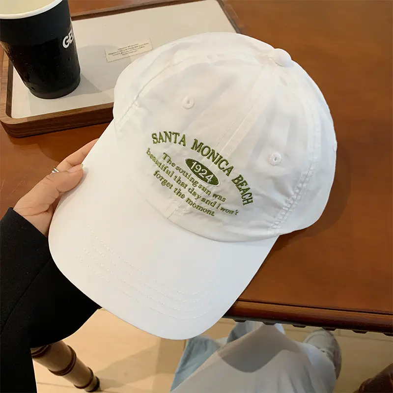 Women Baseball Cap with Duck Tongue Design Light Grey - Image 2