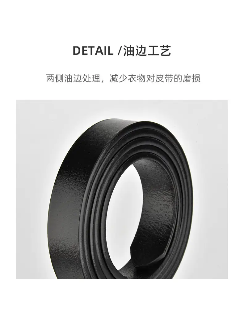 Black Genuine Leather Mini Belt Bag for Women — feature 7