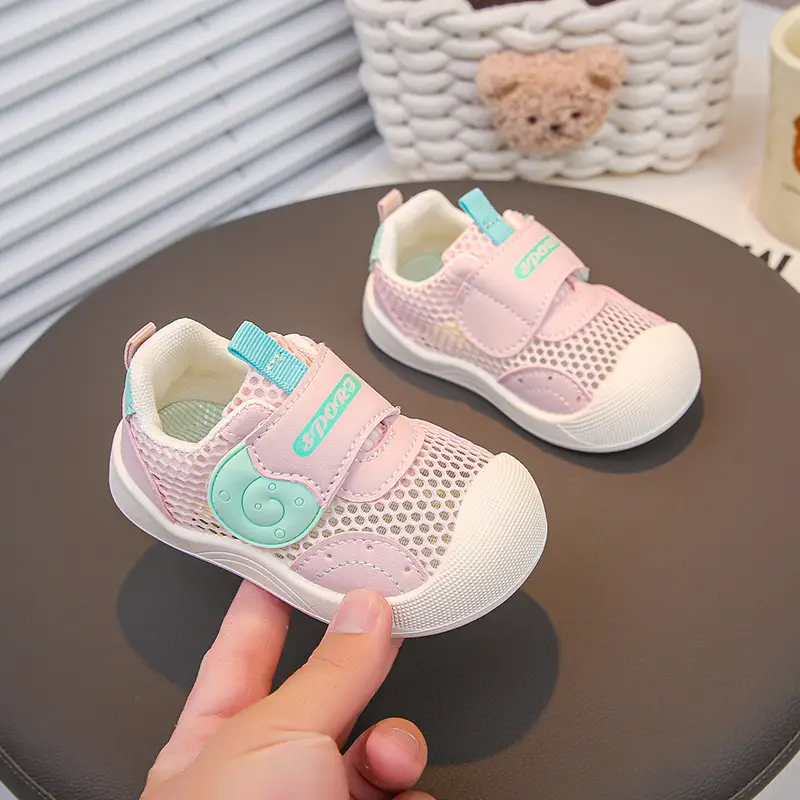 2025 Spring and Summer New Baby Boy Toddler Shoes Non-Slip Toddler Spring Soft Sole Breathable Baby Girl Mesh Shoes Baby Shoes - Image 6