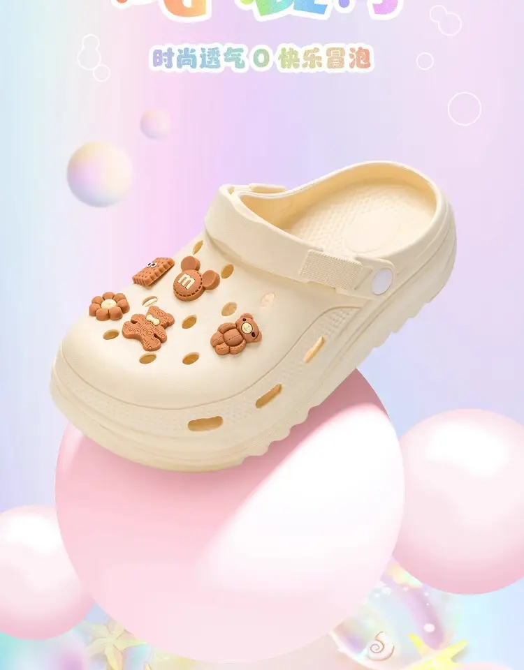 Summer Eva Clogs for Women, Cloud-Shaped, Non-Slip, Odor-Resistant, Thick-Soled, Height-Increasing, Comfortable Beach Shoes for Women, Wholesale — feature 10