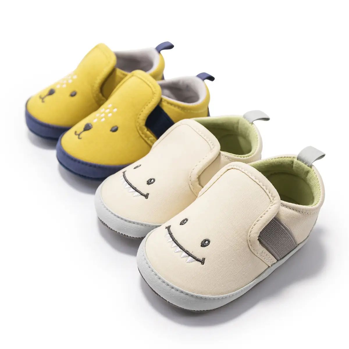 Baby Boy Cartoon Slip-On Shoes 0-1Yr
