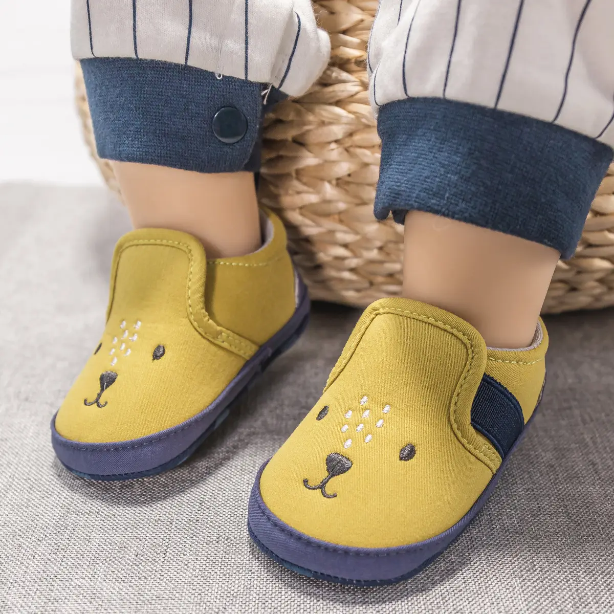 Baby Boy Cartoon Slip-On Shoes 0-1Yr — feature 11