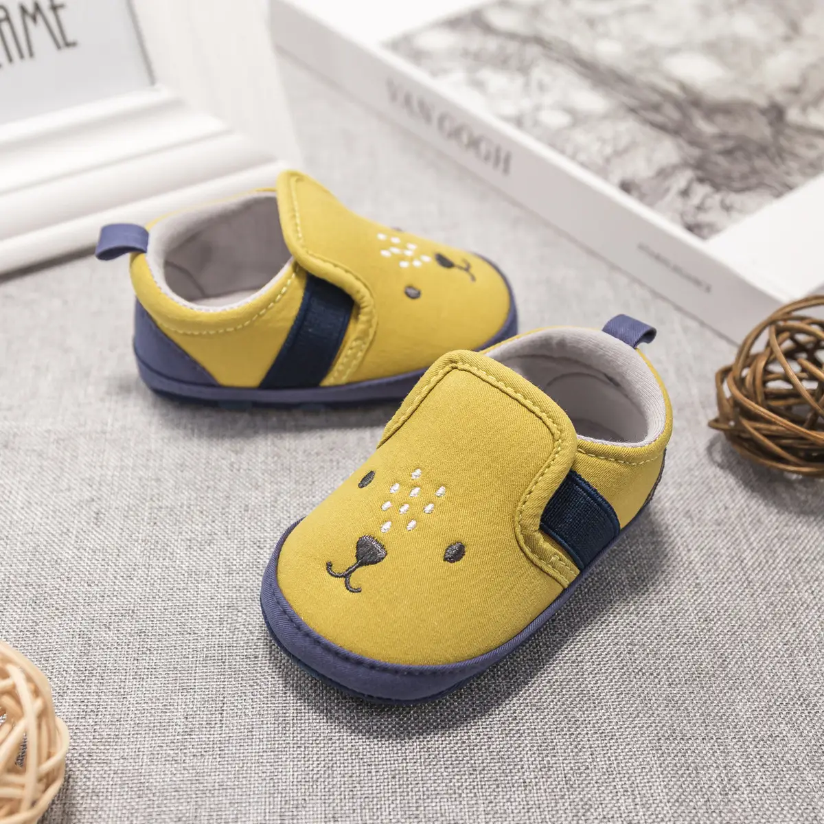 Baby Boy Cartoon Slip-On Shoes 0-1Yr — feature 14