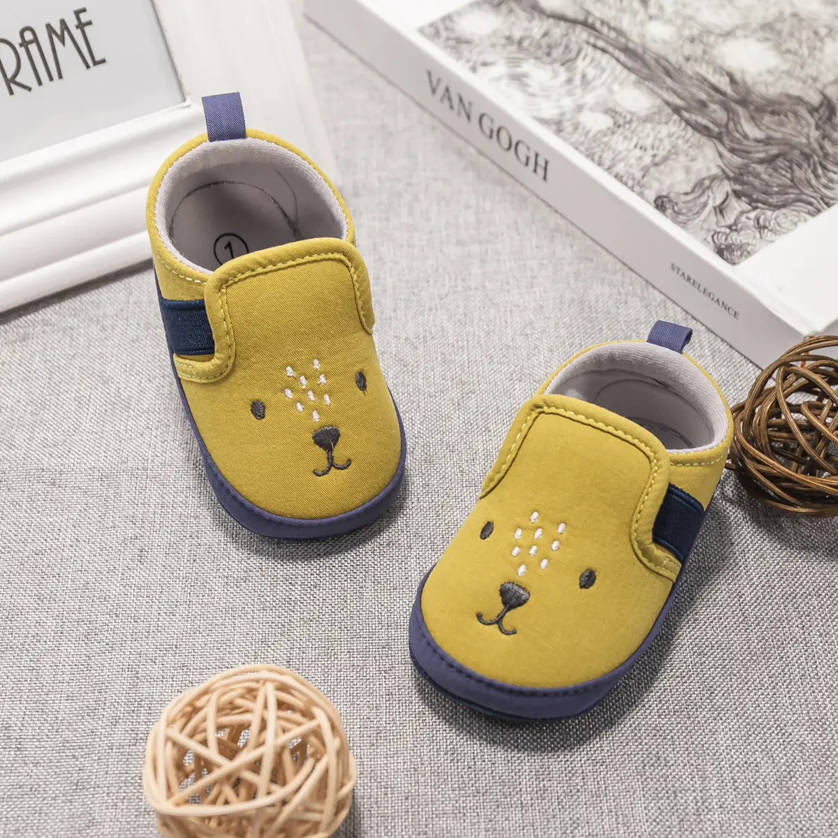 Baby Boy Cartoon Slip-On Shoes 0-1Yr — feature 16