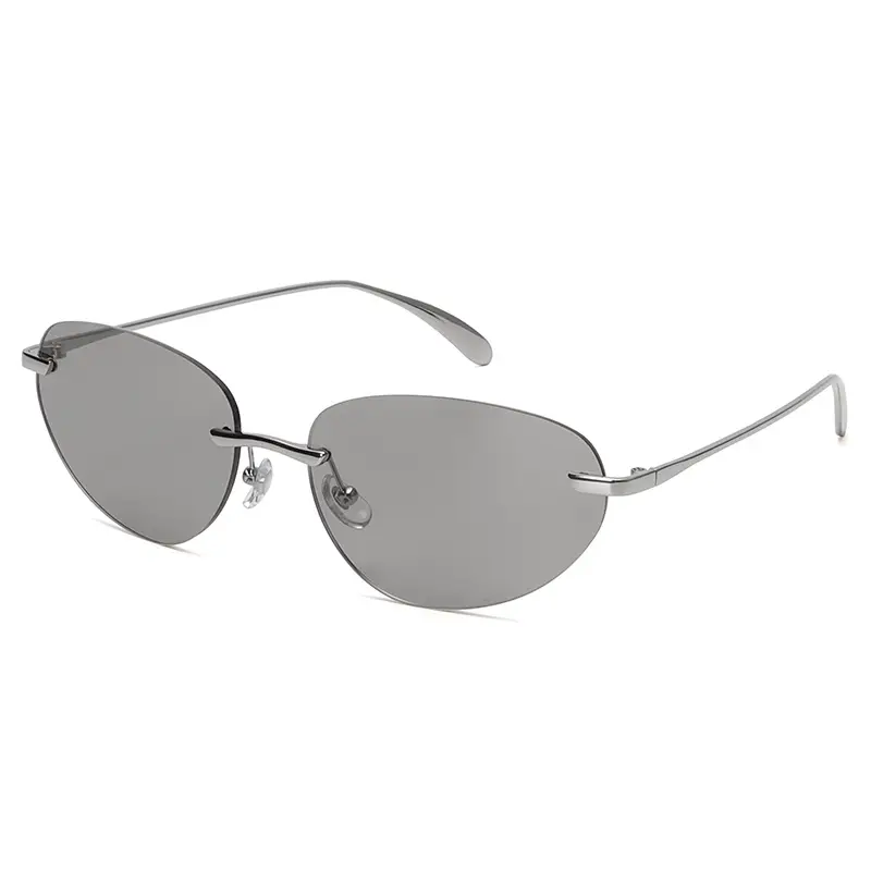 Women Oval Cat-Eye Sunglasses for Street Style - Image 9